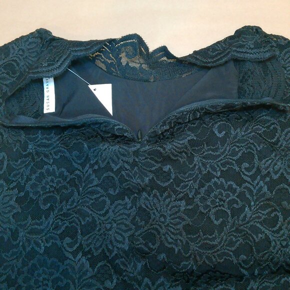 Susan Graver Black Sleeveless Pullover Blouse Women’s Size 1X - Picture 5 of 10